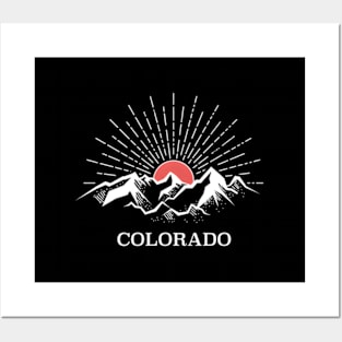 Colorado Mountains Posters and Art